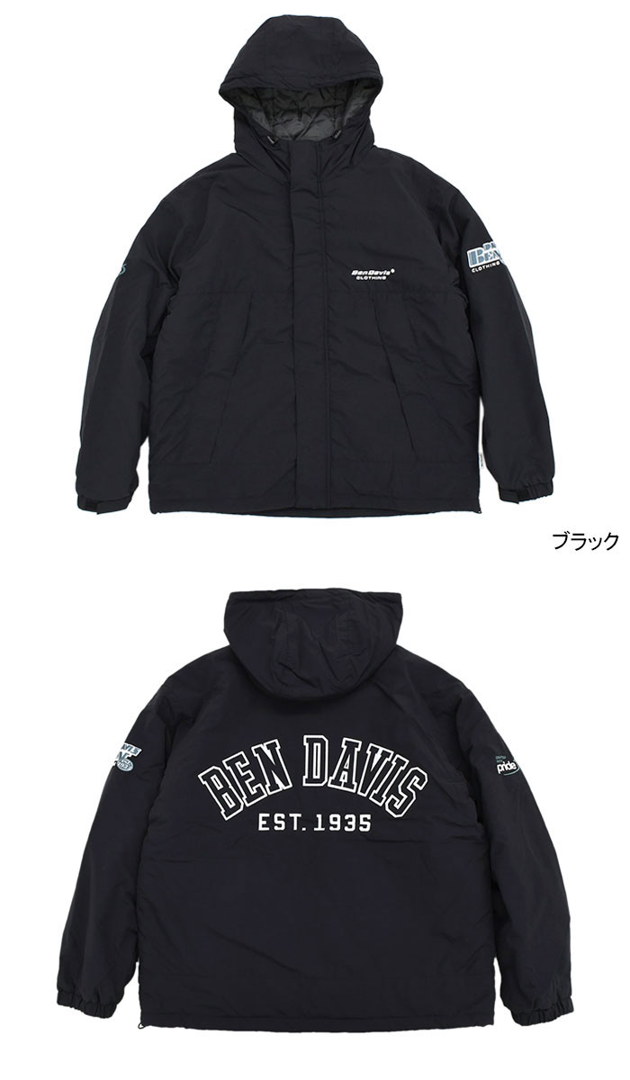 BEN DAVIS ベンデイビス ジャケット メンズ アーチ ロゴ