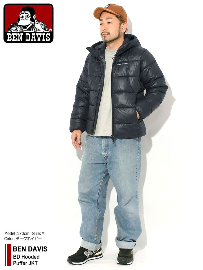 BEN DAVIS（ベンデイビス） ジャケット メンズ BD フーデッド パファー