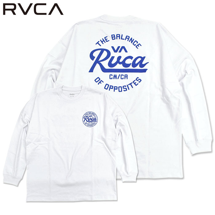 RVCA ルーカ ロンT Tシャツ 長袖 メンズ スクリプト シールド RVCA ルーカ ロンT Tシャツ 長袖 メンズ スクリプト シールド