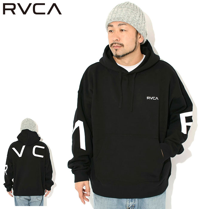 RVCA（ルーカ） パーカー プルオーバー メンズ バック サイド アーチ 