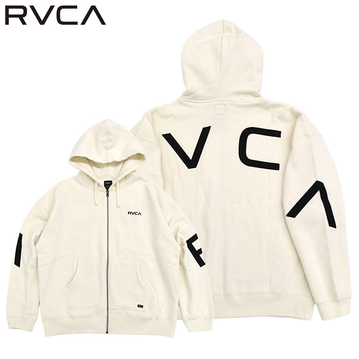 RVCA（ルーカ） パーカー ジップアップ メンズ アーチ バック サイド