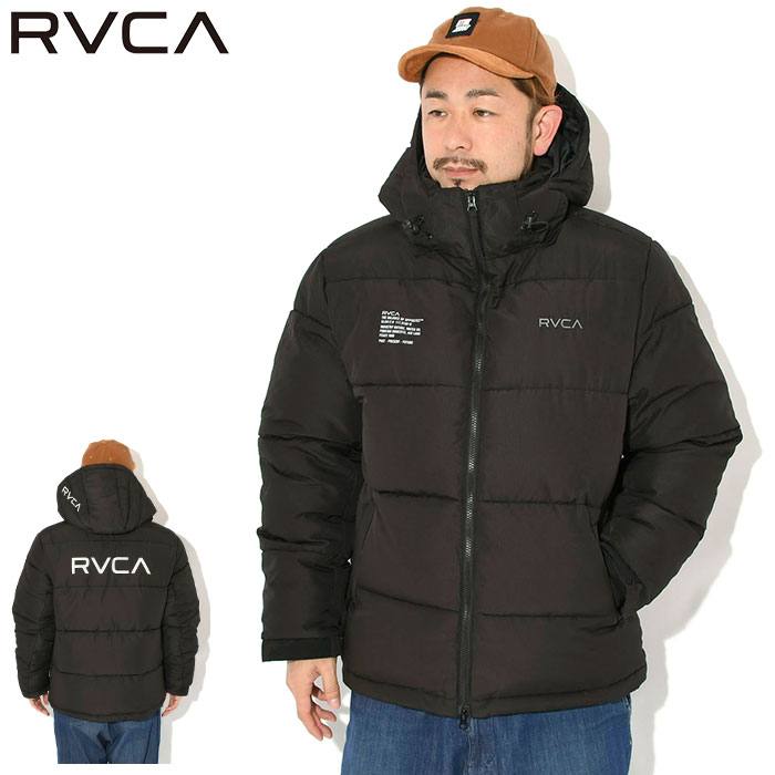 RVCA（ルーカ） ジャケット メンズ バック プリント パファー ( Back