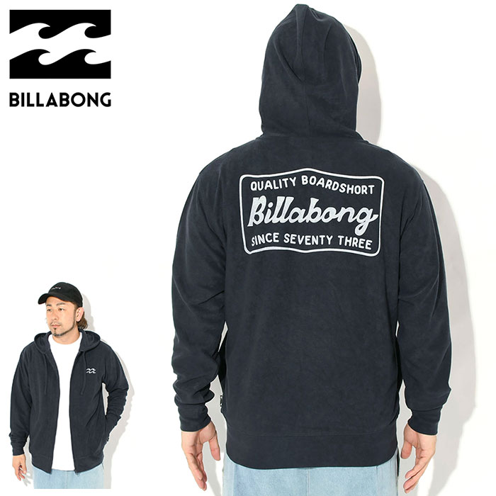 Billabong ブラック アウターウェア フード付き BILLABONG（ビラボン） パーカー ジップアップ ユーティリティー