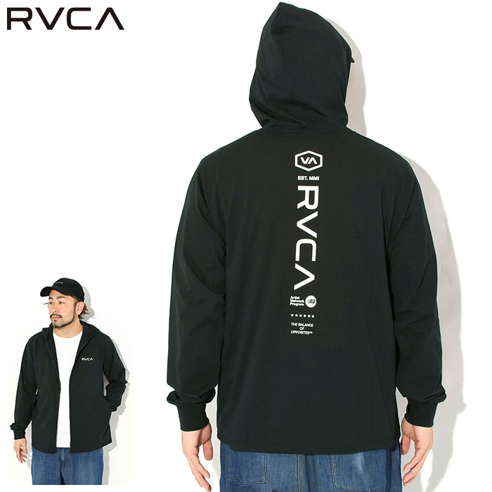 RVCA（ルーカ） パーカー ジップアップ メンズ ストレート ウェイ SFHD
