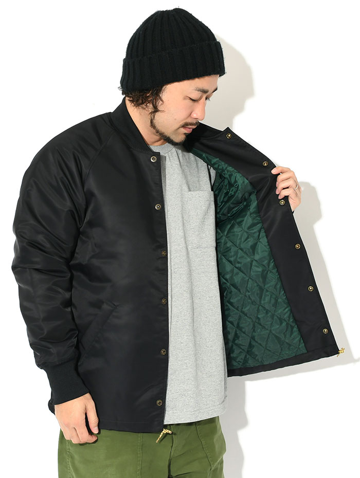 BIG MIKE サテン ハーフスタジャン M ネイビー 102246250 【公式