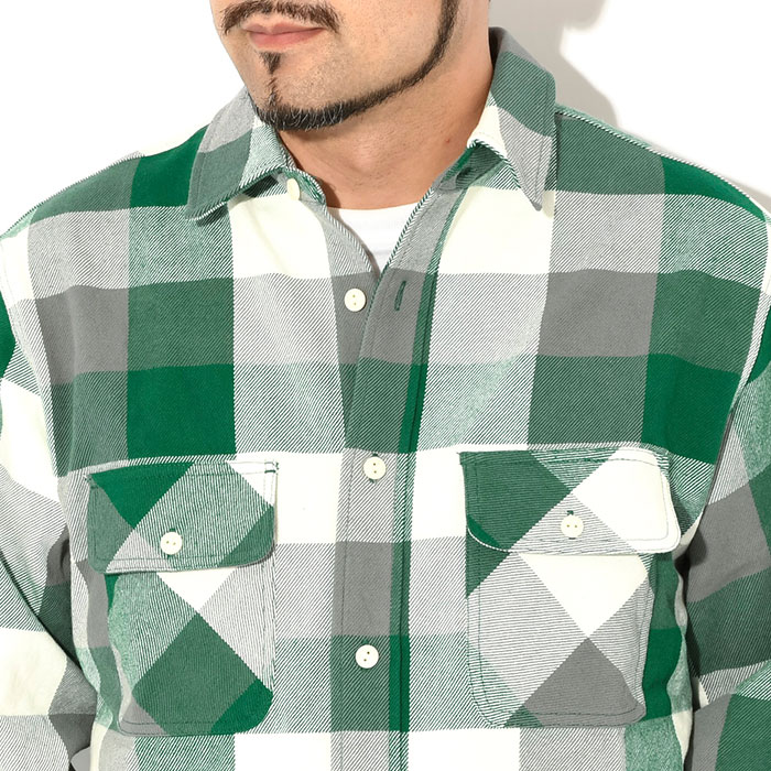 BIG MIKE（ビッグマイク） シャツ 長袖 メンズ ヘビー フランネル