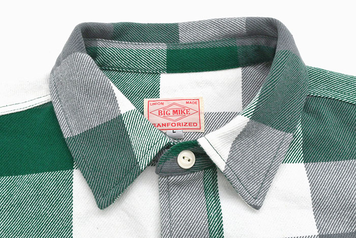 BIG MIKE（ビッグマイク） シャツ 長袖 メンズ ヘビー フランネル