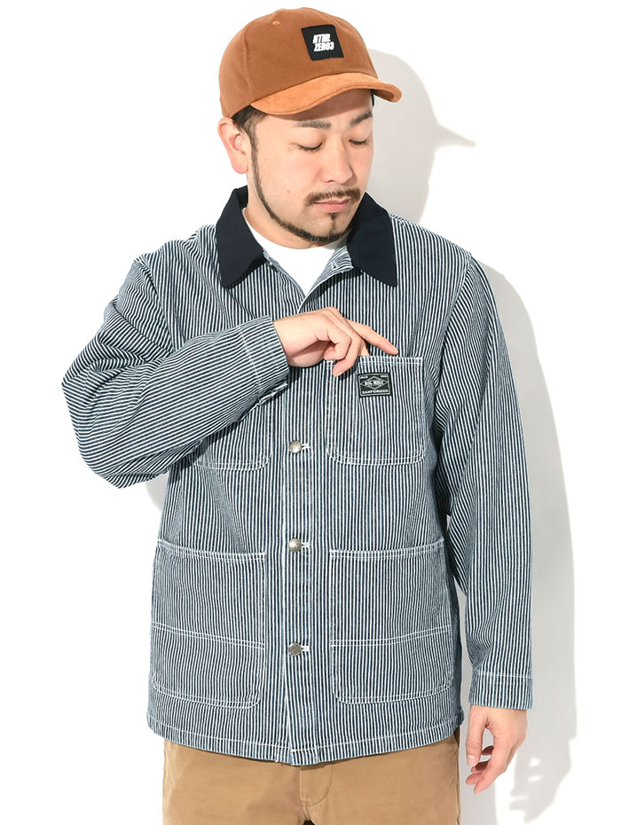 BIG MIKEビッグマイクのジャケット Duck Collar Denim Coverall02