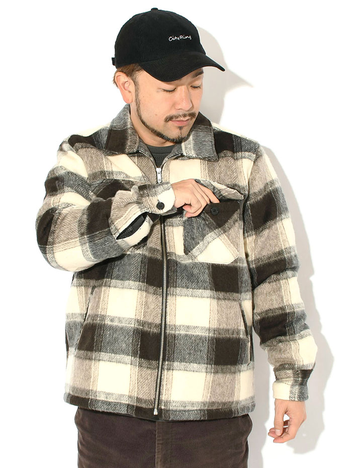 ジャケット・アウター mike BIG MIKE（ビッグマイク） ジャケット メンズ オンブレー ジップ