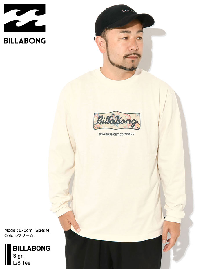 BILLABONG（ビラボン） ロンT Tシャツ 長袖 メンズ サイン ( Sign L/S