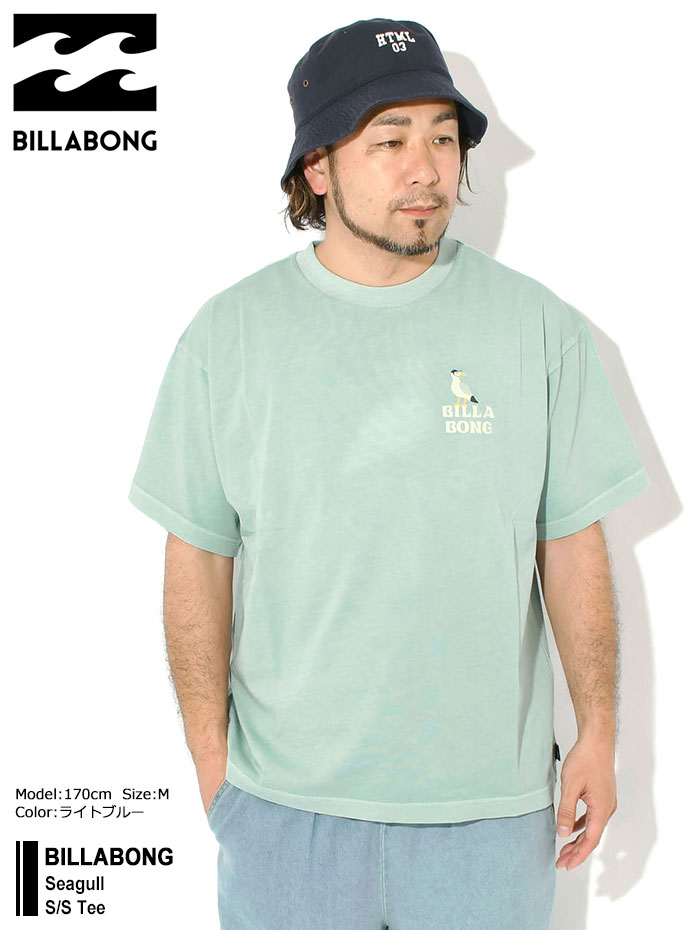 BILLABONG シーガル ブラック 半袖MLサイズ BILLABONG（ビラボン） Tシャツ 半袖 メンズ シーガル ( Seagull S/S