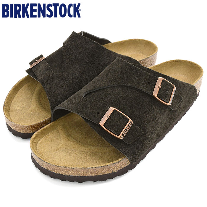 ビルケンシュトック サンダル BIRKENSTOCK メンズ 男性用 チューリッヒ スエード レザー Mocha ( ZURICH SUEDE  LEATHER 幅広 ノーマル レギュラー 1024575 )