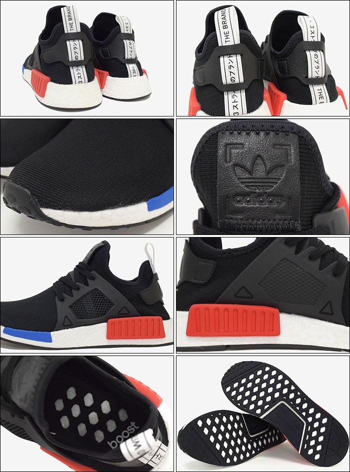 【未使用品】adidas NMD スニーカー ブラック/レッド/ブルー24cm ADIDAS】 アディダス NMD_R1 NMD R1 FZ1944 *CBLK/RED/SSGRN