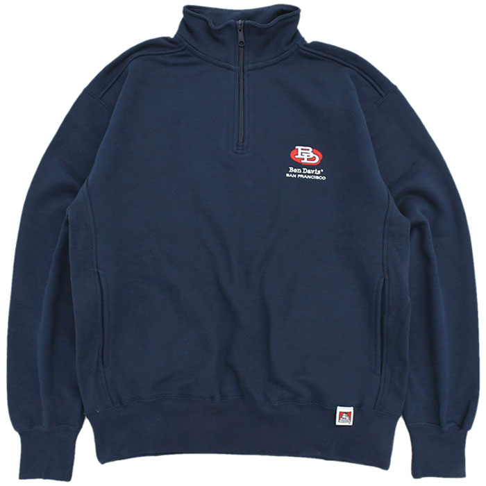 BEN DAVIS ベンデイビス トレーナー メンズ BD EMB ハーフ