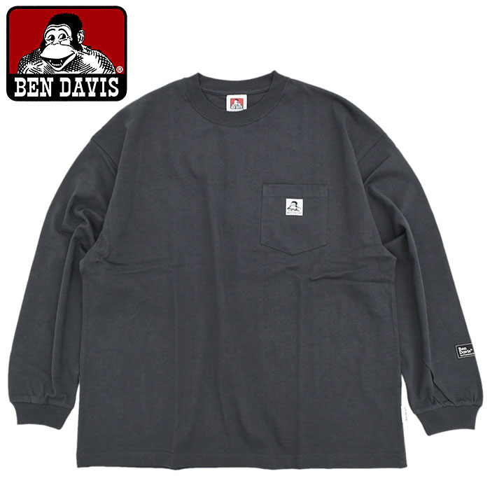 ベンデイビス ロンT Tシャツ 長袖 BEN DAVIS メンズ ワイド ポケット ( C-23780032 Wide Pocket L/S Tee T-SHIRTS カットソー トップス )｜icefield｜04