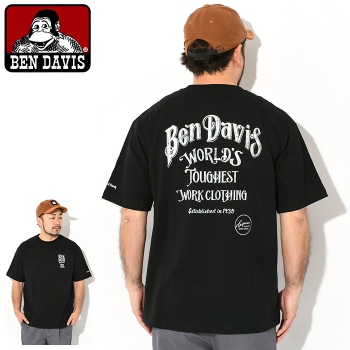 ベンデイビス Tシャツ 半袖 BEN DAVIS メンズ クラシック ロゴ ( BENDAVIS C-24580010 Classic Logo S/S Tee カットソー トップス )[M便 1/1]｜icefield｜02