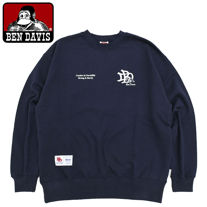 BEN DAVIS ベンデイビス トレーナー メンズ リーガー EMB クルー