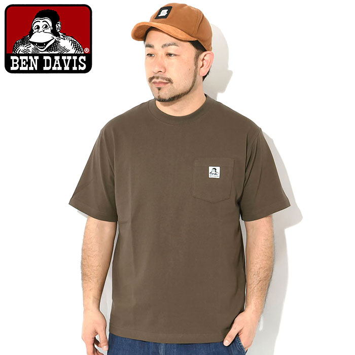 ベンデイビス Tシャツ 半袖 BEN DAVIS メンズ 25SS ビッグ ポケット ( C-25580002 25SS Big Pocket S/S Tee T-SHIRTS カットソー トップス )[M便 1/1] | BEN DAVIS | 06