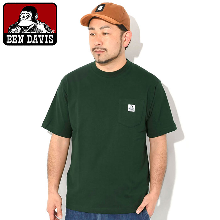 ベンデイビス Tシャツ 半袖 BEN DAVIS メンズ 25SS ビッグ ポケット ( C-25580002 25SS Big Pocket S/S Tee T-SHIRTS カットソー トップス )[M便 1/1] | BEN DAVIS | 05