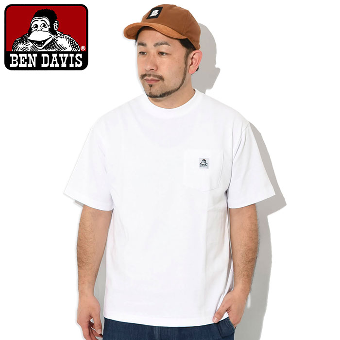ベンデイビス Tシャツ 半袖 BEN DAVIS メンズ 25SS ビッグ ポケット ( C-25580002 25SS Big Pocket S/S Tee T-SHIRTS カットソー トップス )[M便 1/1] | BEN DAVIS | 01