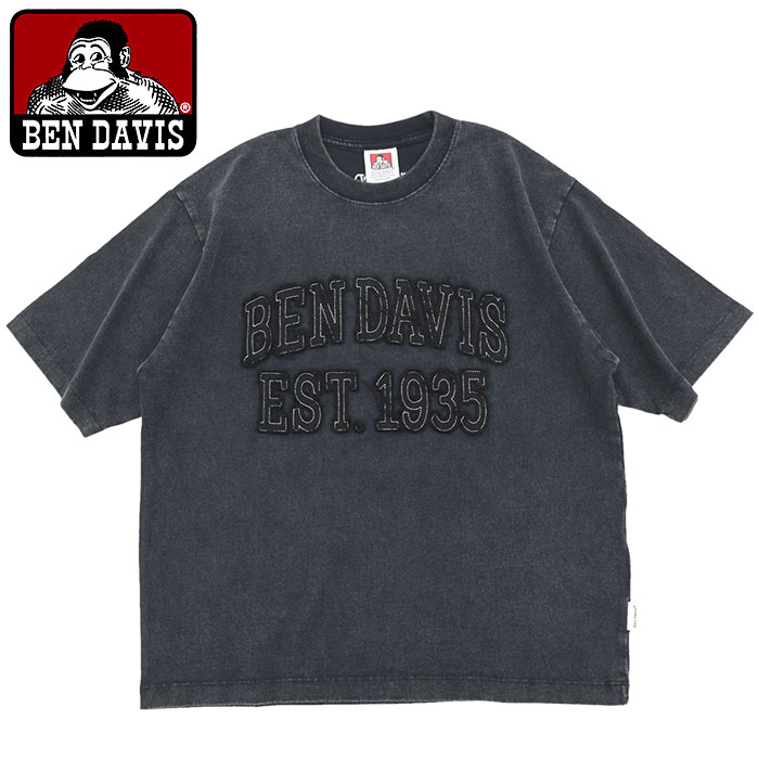 BEN DAVIS（ベンデイビス） Tシャツ 半袖 メンズ パッチワーク ロゴ 