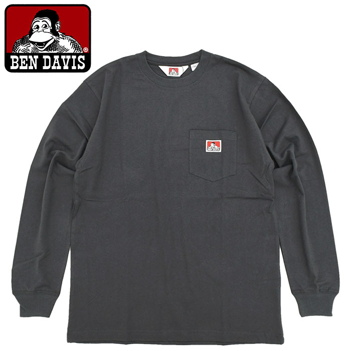 BEN DAVIS（ベンデイビス） ロンT Tシャツ 長袖 メンズ 25FW ポケット