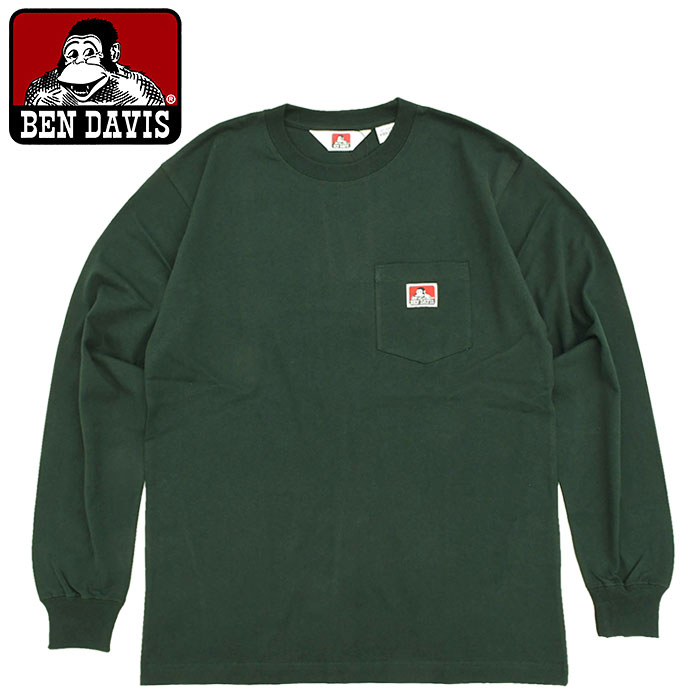BEN DAVIS（ベンデイビス） ロンT Tシャツ 長袖 メンズ 25FW ポケット