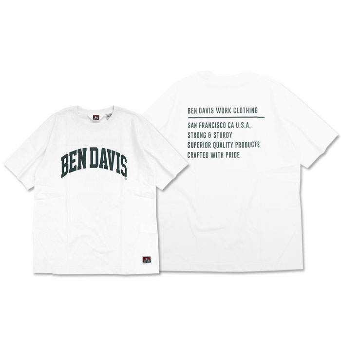 ベンデイビス Tシャツ 半袖 BEN DAVIS メンズ 22SS カレッジ ロゴ ( C-2580018 22SS College Logo S/S  Tee T-SHIRTS カットソー トップス ) : ben-c-2580018 : ice field - 通販 - Yahoo!ショッピング