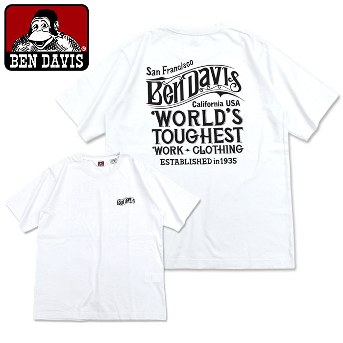 BEN DAVIS（ベンデイビス） Tシャツ 半袖 メンズ オールド サイン VNTG