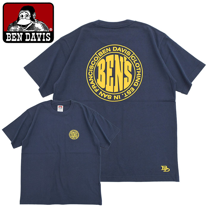 BEN DAVIS（ベンデイビス） Tシャツ 半袖 メンズ サークル ベンズ ( C