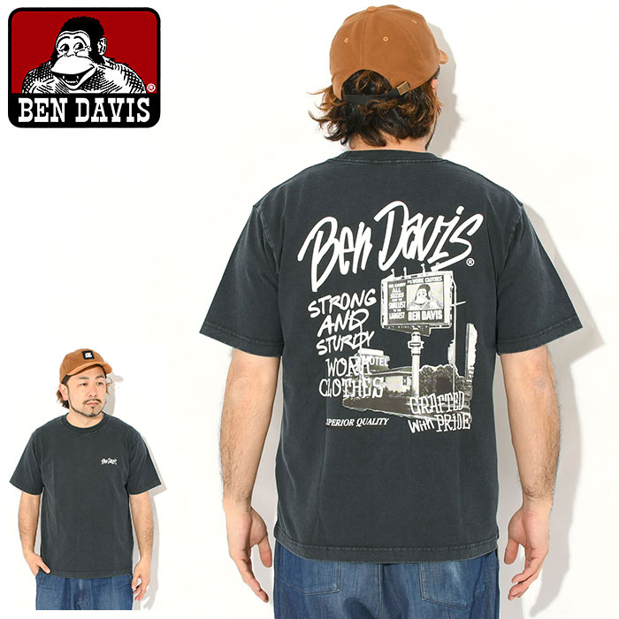 BEN DAVIS（ベンデイビス） Tシャツ 半袖 メンズ ロードサイド VNTG