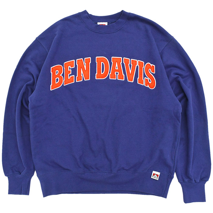 BEN DAVIS ベンデイビス トレーナー メンズ ロゴ パッチ HD