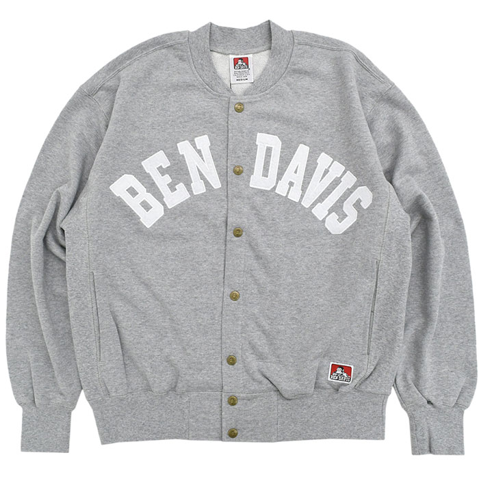 ベンデイビス ジャケット BEN DAVIS メンズ HD スウェット ( C-2780038 HD Sweat JKT スタジャン  スタジアムジャケット JACKET アウター )