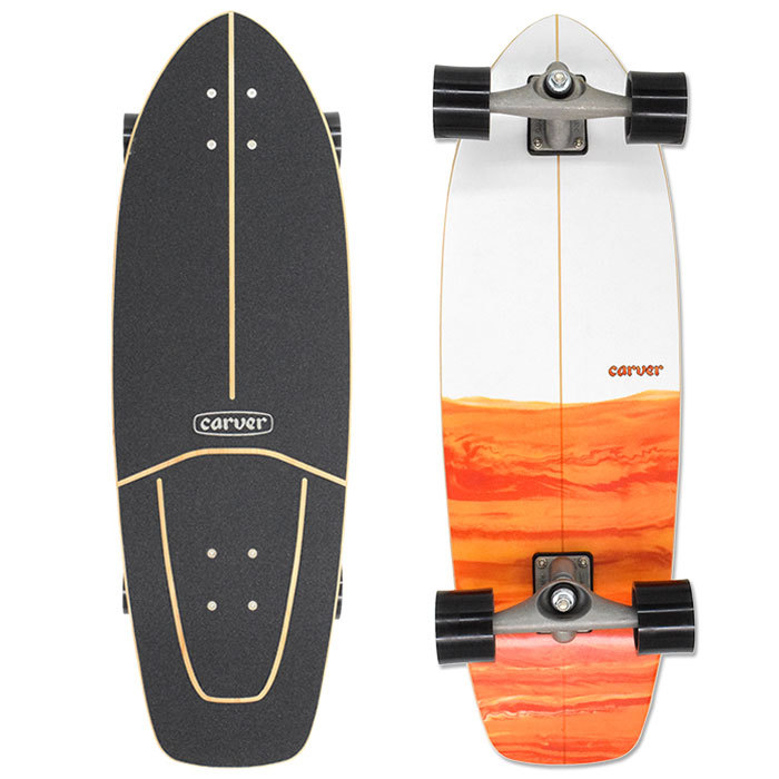 カーバー スケボー スケートボード コンプリート CARVER 30.25インチ × 9.875インチ Firefly CX4 Surfskate  Complete (30.25in × 9.875in)