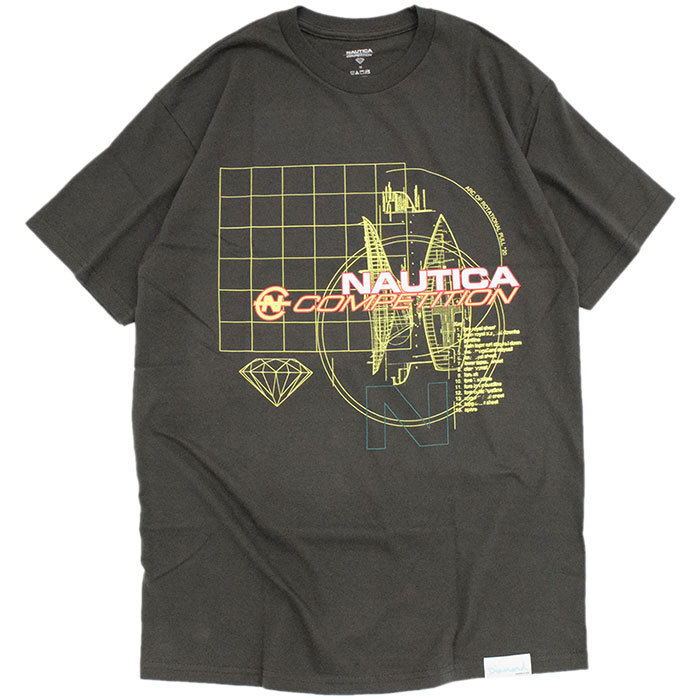 ダイアモンドサプライ Tシャツ 半袖 Diamond Supply Co. メンズ ノーティカ スペック コラボ(NAUTICA Specs S/S Tee カットソー C20DMPA402S)[M便 1/1]｜icefield｜03