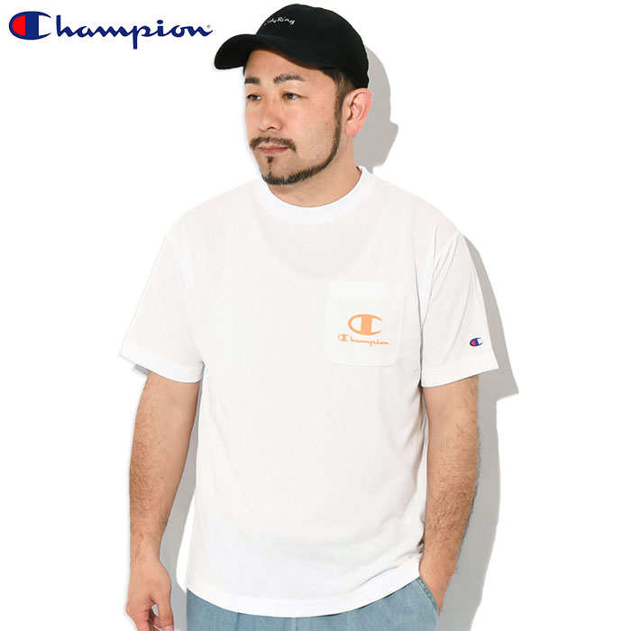 Champion（チャンピオン） Tシャツ 半袖 メンズ C3-BS321 ポケット