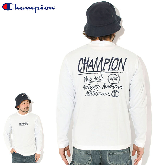 Champion（チャンピオン） ロンT Tシャツ 長袖 メンズ C3-D408 ( C3