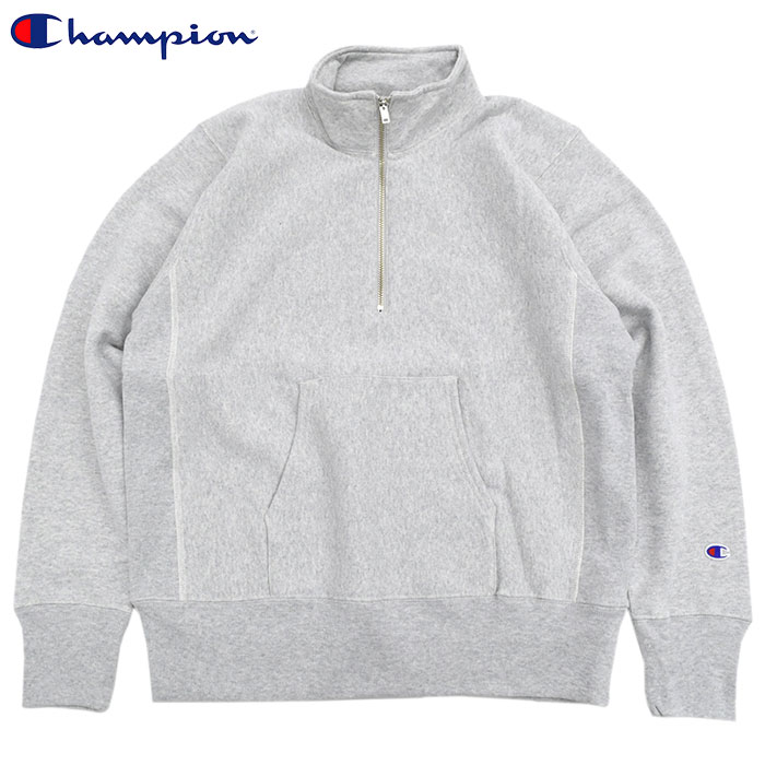 チャンピオン トレーナー Champion メンズ C3-Y017 ハーフ ジップ