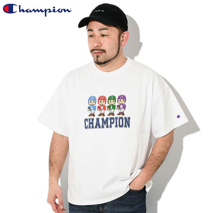 チャンピオン Tシャツ 半袖 Champion メンズ C3-Z325 ( C3-Z325 S/S Tee CASUAL カジュアル 日本企画 カットソー トップス )[M便 1/1]｜icefield｜02