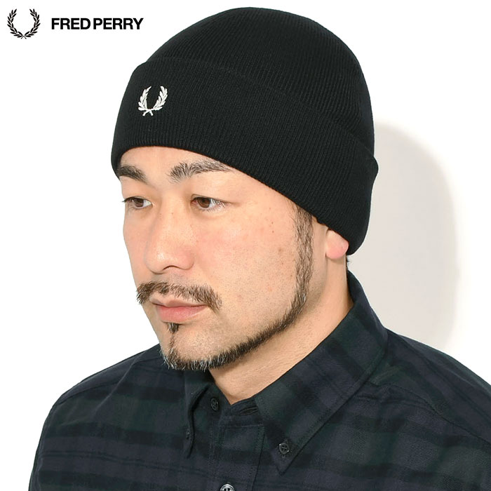 FRED PERRY（フレッドペリー） ニット帽 クラシック ビーニー ( C8161