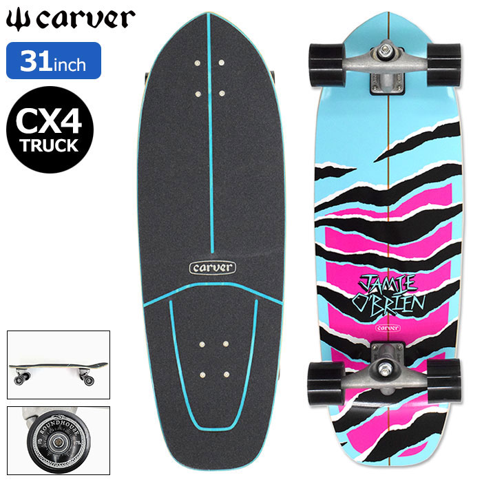 カーバー スケボー スケートボード コンプリート CARVER 31インチ × 10.125インチ J.O.B Blue Tiger CX4  Surfskate Complete (31in 完成品) : cav-c1012011140 : ice field - 通販 -  Yahoo!ショッピング