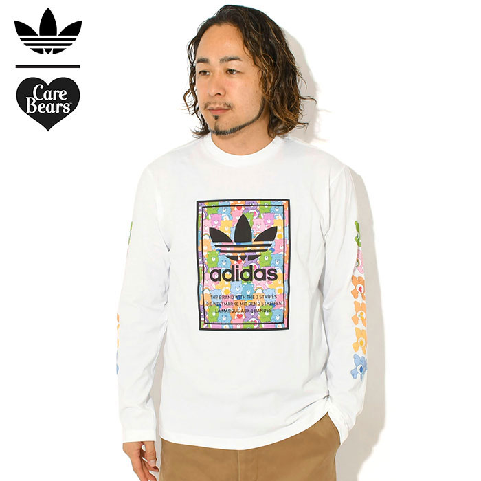 adidas Originals アディダス ロンT Tシャツ 長袖 メンズ ケアベア TL