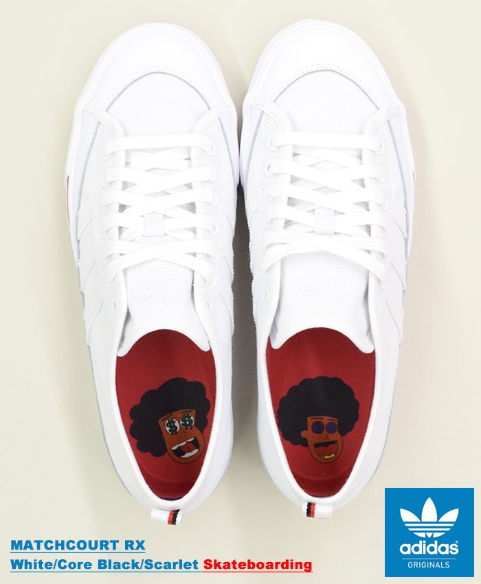 アディダス adidas スニーカー メンズ 男性用 マッチコート RX White
