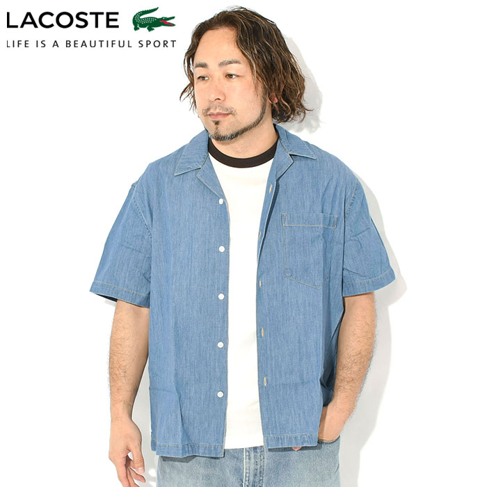 LACOSTE（ラコステ） シャツ 半袖 メンズ CH1869 ( CH1869 S/S Shirt 