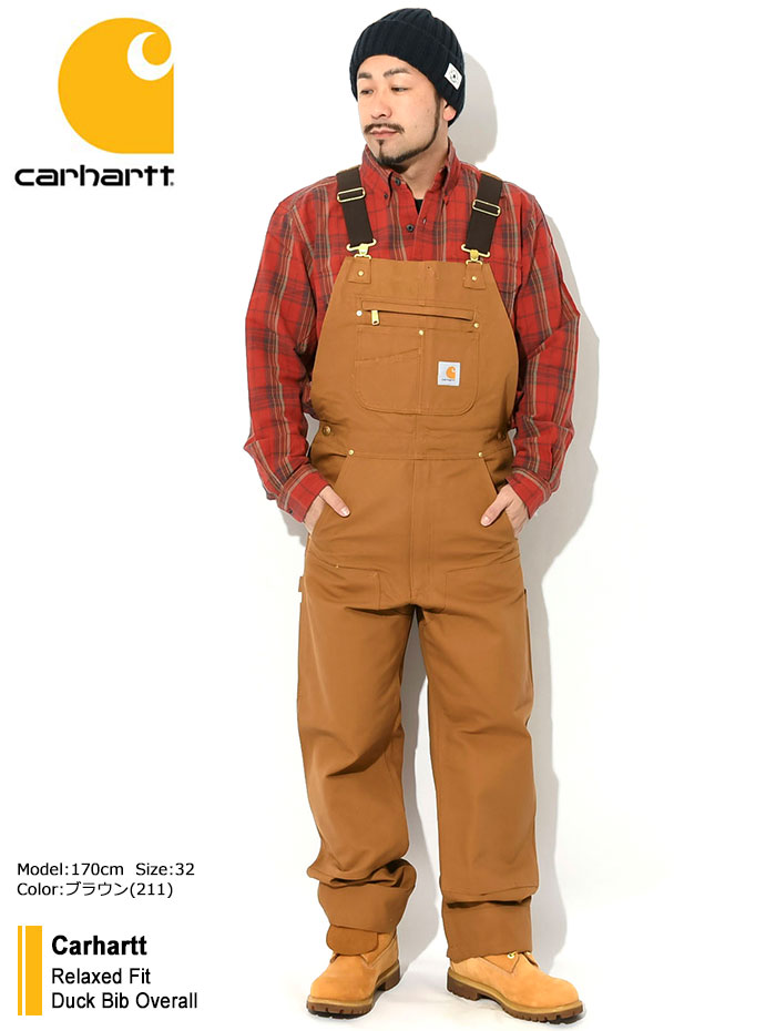 カーハート オーバーオール Carhartt メンズ リラックス フィット