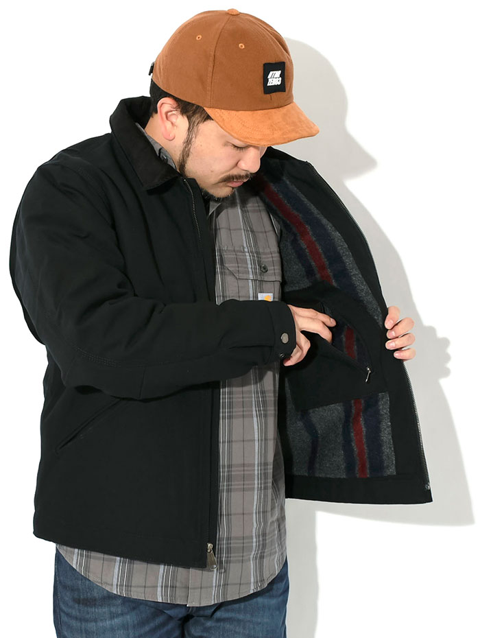 Carharttカーハートのジャケット Relaxed Fit Duck Blanket Lined Detroit11