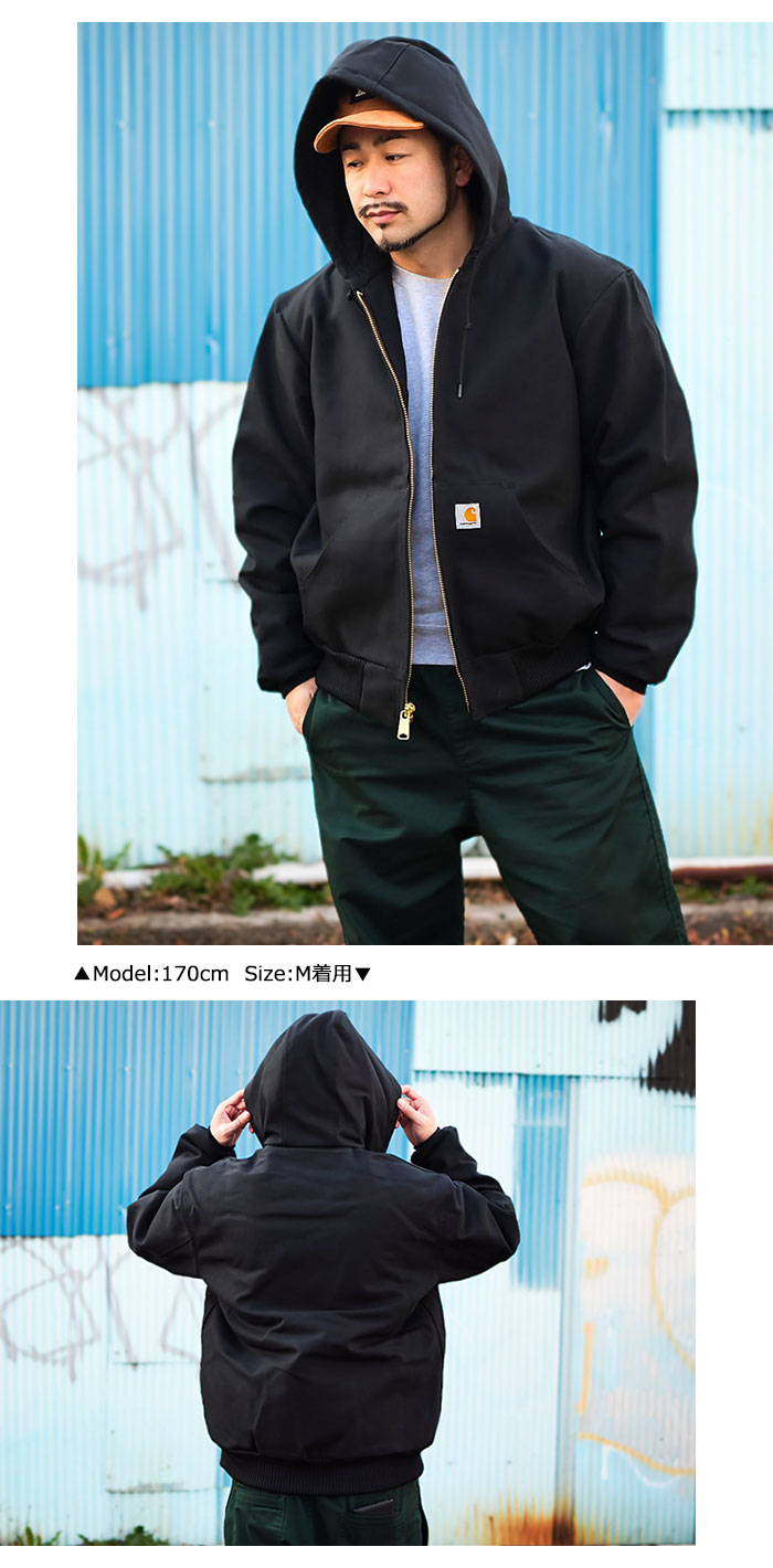 Carharttカーハートのジャケット Loose Fit Duck Insulated Flannel Lined Active02