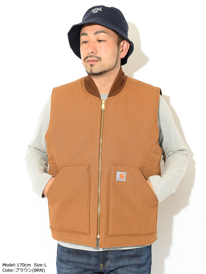 Carharttカーハートのジャケット Relaxed Fit Firm Duck Insulated Rib Collar Vest12