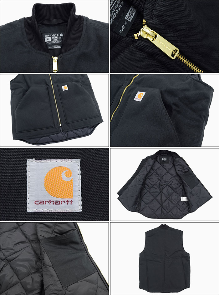 Carharttカーハートのジャケット Relaxed Fit Firm Duck Insulated Rib Collar Vest16