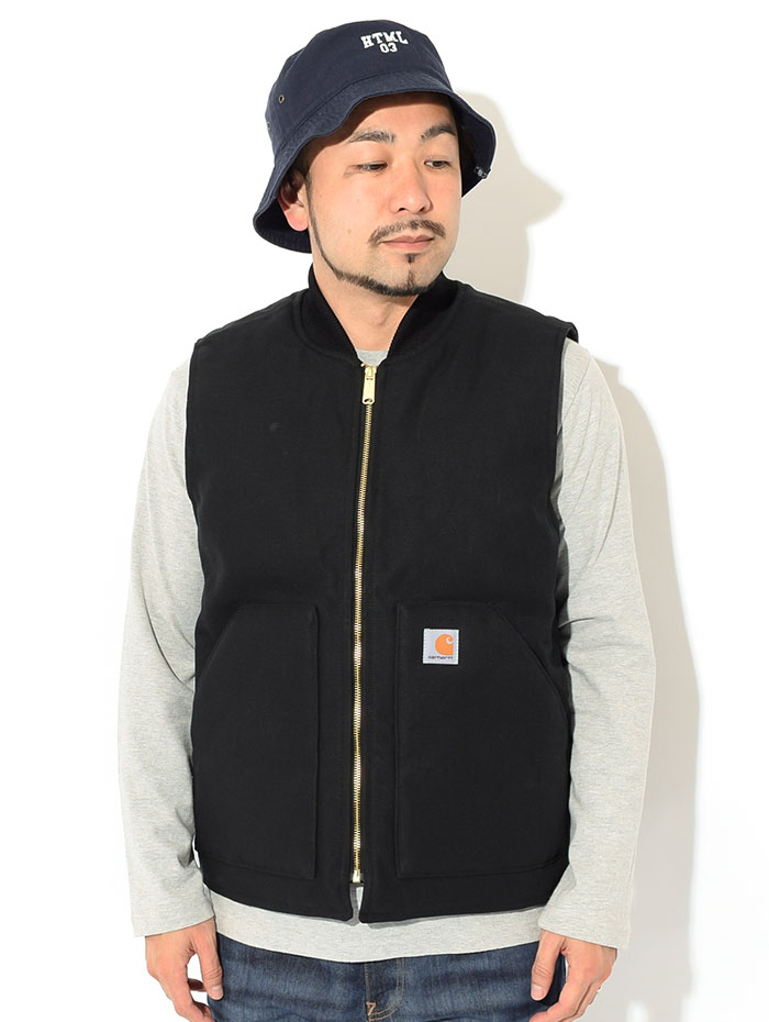 Carharttカーハートのジャケット Relaxed Fit Firm Duck Insulated Rib Collar Vest09